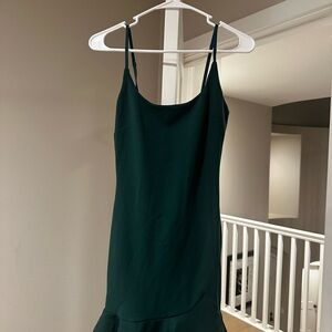 Hello Molly Dark Green Mini Dress